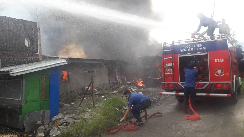Kebakaran Pabrik Tahu Bukittinggi