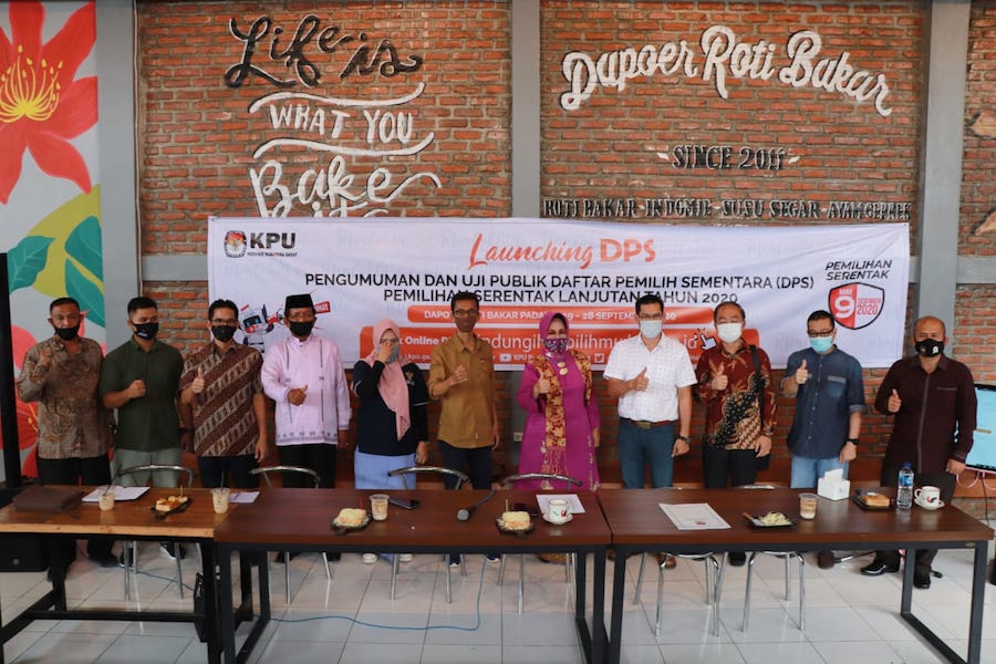 KPU Sumbar Luncurkan Pengumuman dan Uji Publik DPS Pilkada 2020