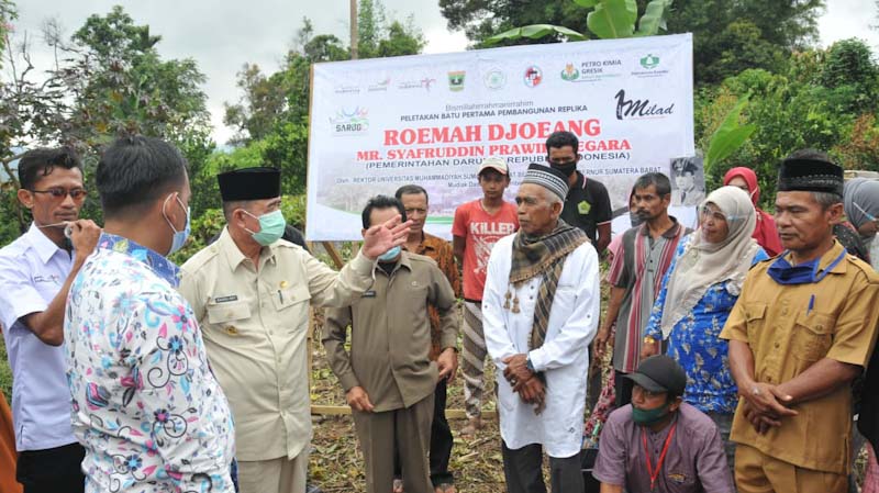Roemah Djoeang Mr. Sjafruddin Prawiranegara Dibangun di Limapuluh Kota