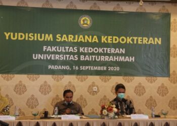 Fakultas Kedokteran Universitas Baiturrahma menggelar yudisium sarjana kedokteran (Foto: unbrah.ac.id)