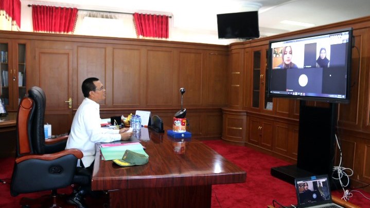 Wako Pariaman Diwawancarai Liputan6.com dan Merdeka.com Secara Virtual