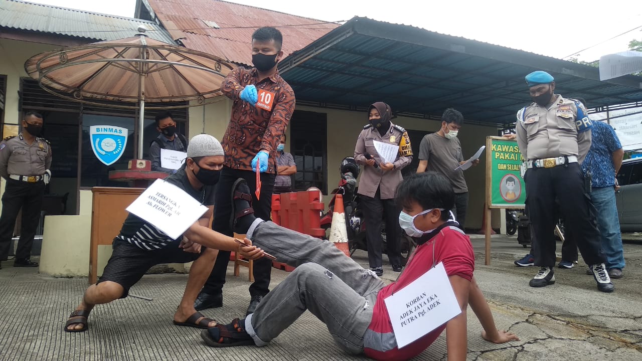 Rekonstruksi Pembunuhan di Green Mutiara, Tersangka Sempat Diajak Duel