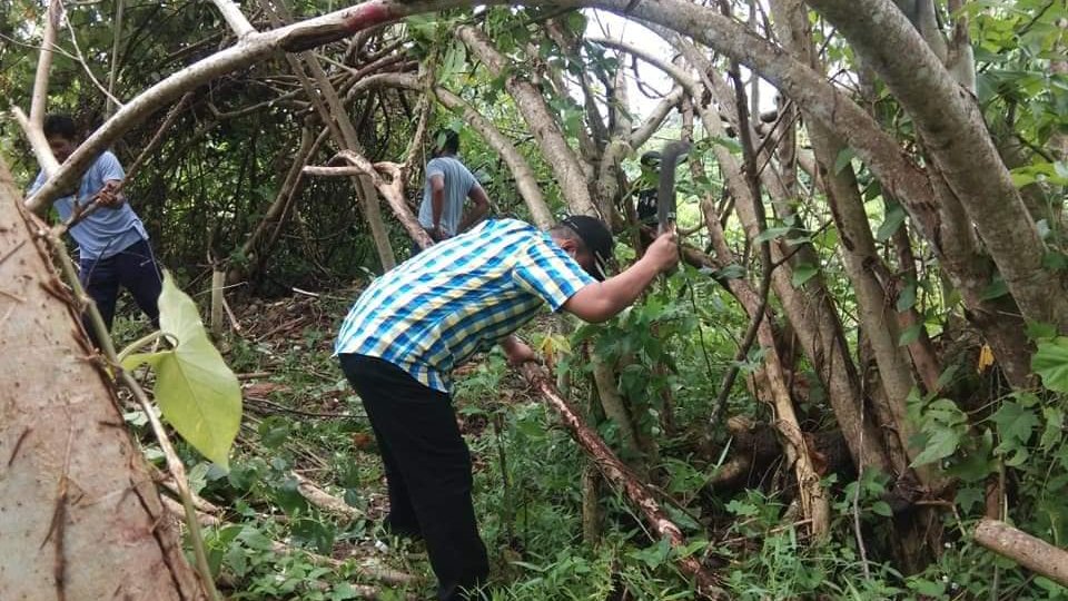 Mardison Ikuti Goro Warga Di Desa Rambai Pariaman Selatan