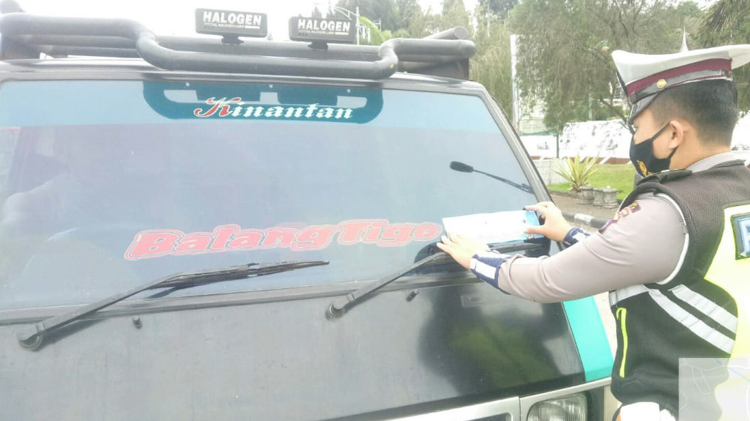 2 Hari Operasi Zebra, 44 Pengendara di Solok Kena Tilang