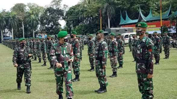 Korem 032 Wirabraja Apel Pasukan untuk Pengamanan Pilkada