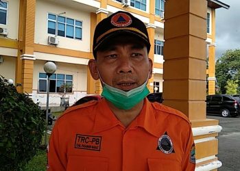 Sekretaris BPBD Kabupaten Pasaman Barat Gustirizal. (Foto: Ian)