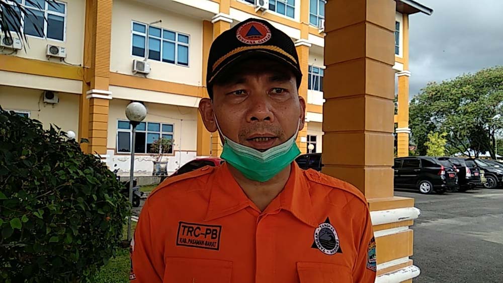 Sekretaris BPBD Kabupaten Pasaman Barat Gustirizal. (Foto: Ian)
