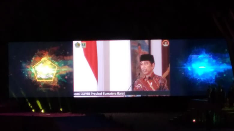 Presiden Jokowi Resmi Buka MTQ Nasional ke-28 di Sumatra Barat