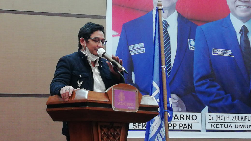 Pasha Hadiri Acara PAN di Padang, Singgung Ketua Partai yang Lari Saat Pandemi