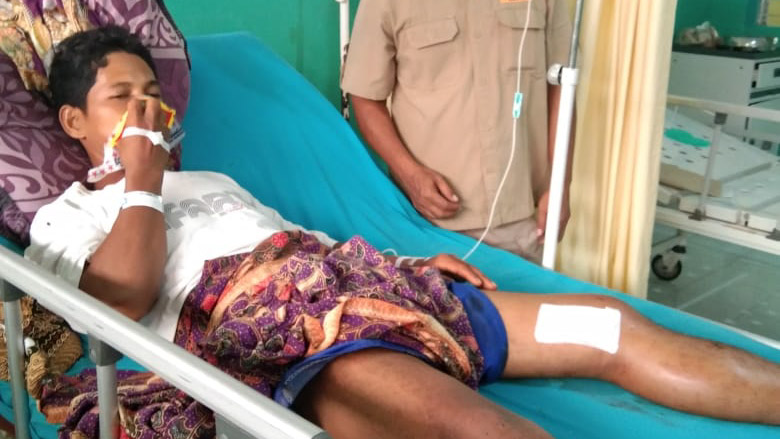 Seorang Warga Agam Digigit Buaya Saat Mencari Ikan