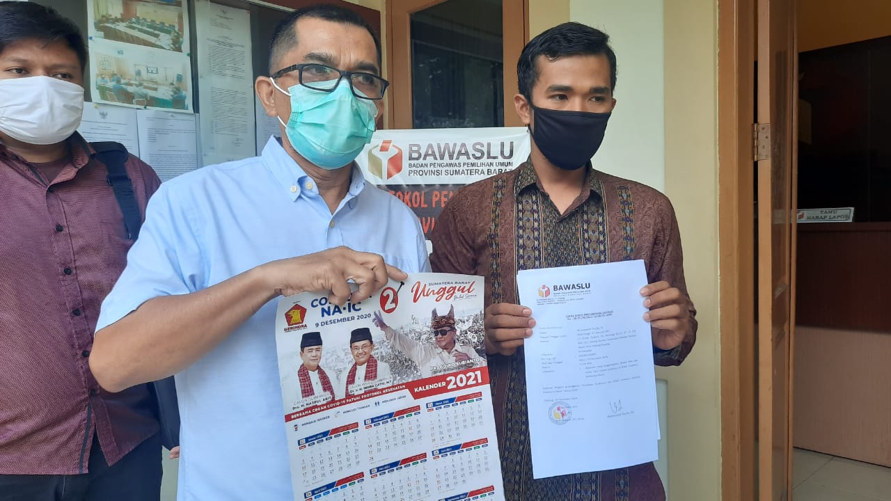 Logo PKS Terselip di Kalender NA-IC, Tim Mahyeldi-Audy Lapor ke Bawaslu Sumbar