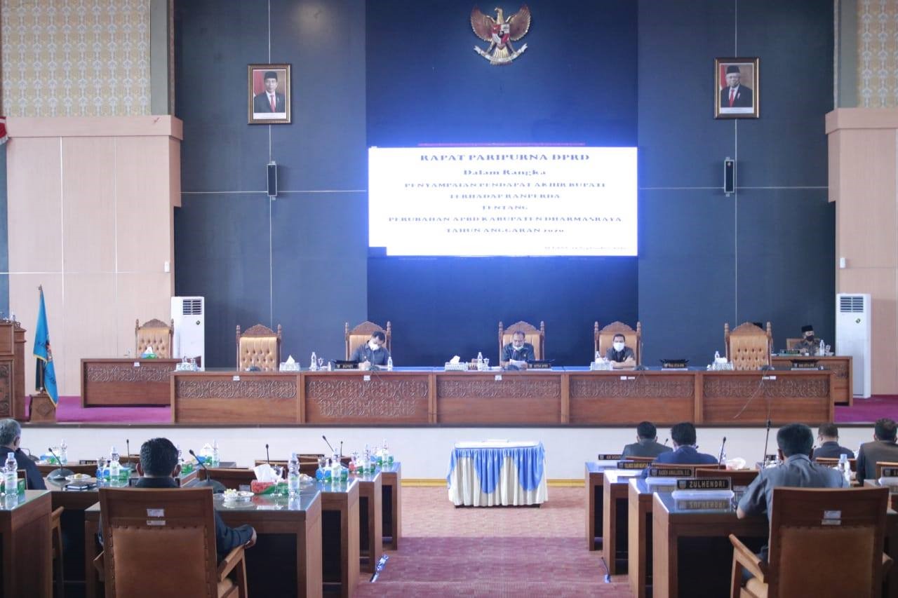 APBD Dharmasraya Tahun 2020 Turun 8,5 Persen, Jadi Rp 1,015 Triliun