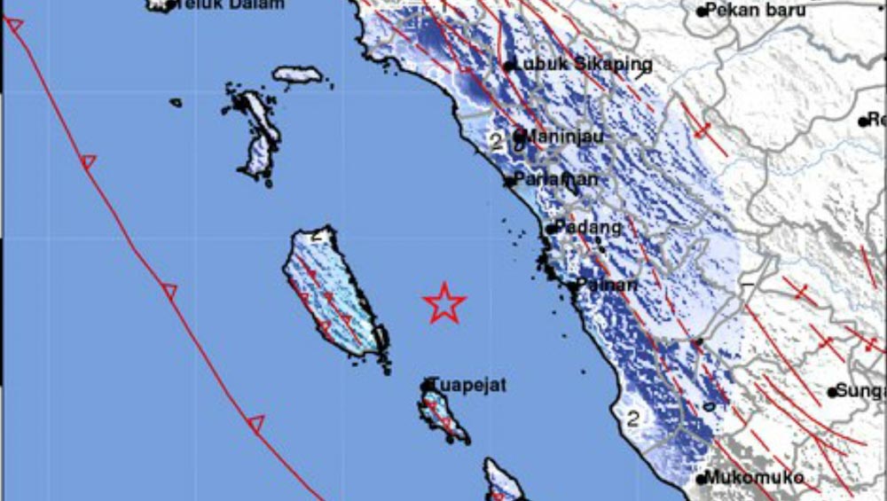 Gempa Magnitudo 4,9 di Sesar Mentawai, BMKG: Periksa Bangunan Tempat Tinggal