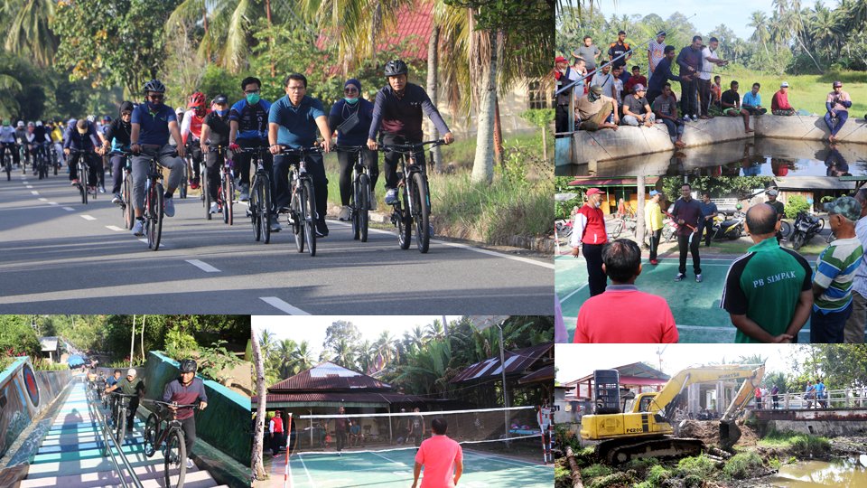 Hari Pertama Kembali Dinas, Wako Genius Umar Ajak OPD Bersepeda Keliling Kota