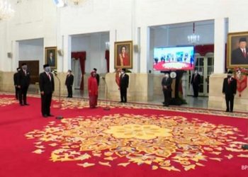 Pelantikan menteri di Istana Negara