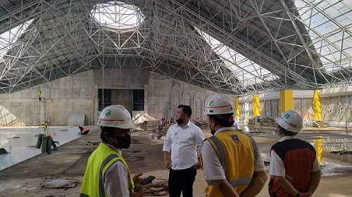 Pembangunan Islamic Centre Dharmasraya Capai 75 Persen