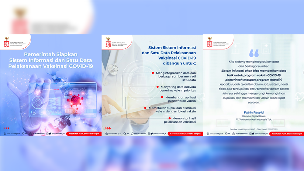 Infografis Sistem Informasi Vaksinasi Covid-19