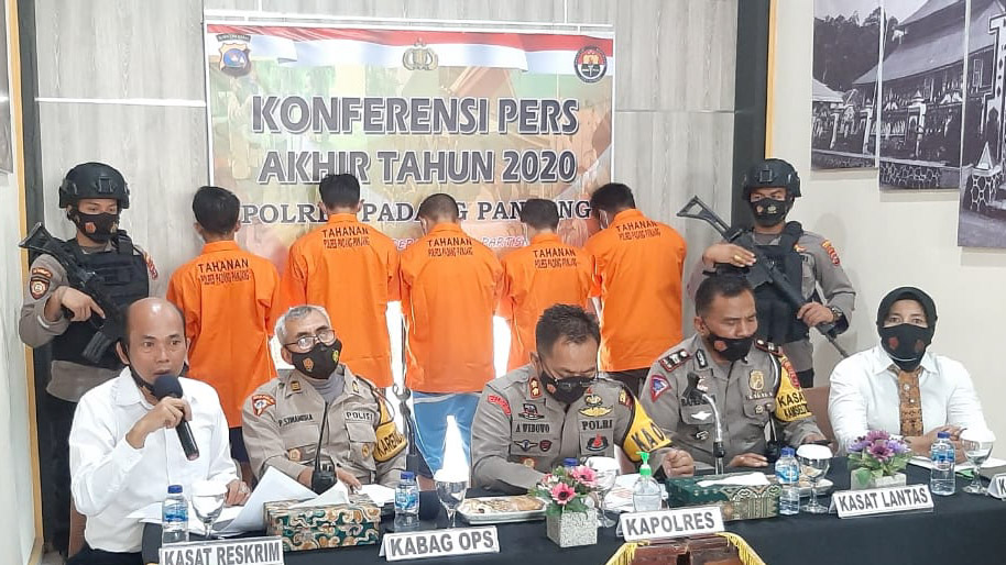 Kasus Pidana Umum di Padang Panjang Meningkat Selama 2020