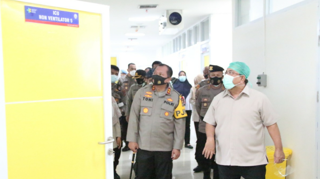 Ruangan ICU Pasien Covid-19 Mulai Beroperasi, Kapolda Sumbar Apresiasi RSUP M Djamil