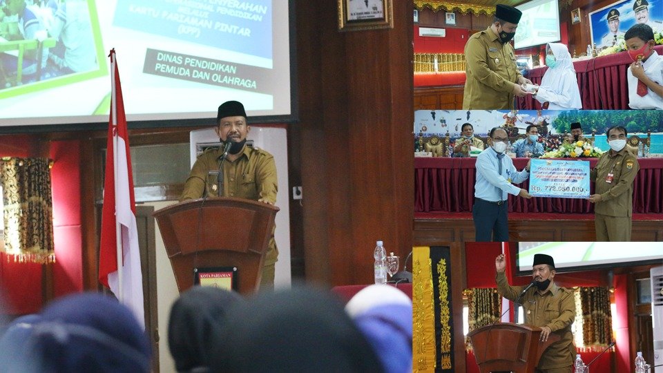 Plt Wako Pariaman Launching Program Bantuan Personal Pendidikan Melalui KPP
