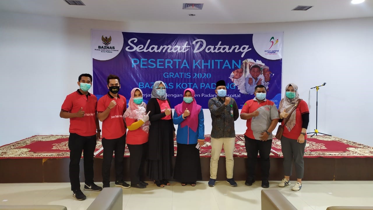 Baznas Kota Padang Gelar Khitan Massal Gratis 200 Anak di SPH