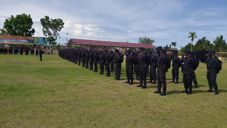 100 Personel Brimob Sumbar Tugas BKO di Wilayah Polda Metro Jaya