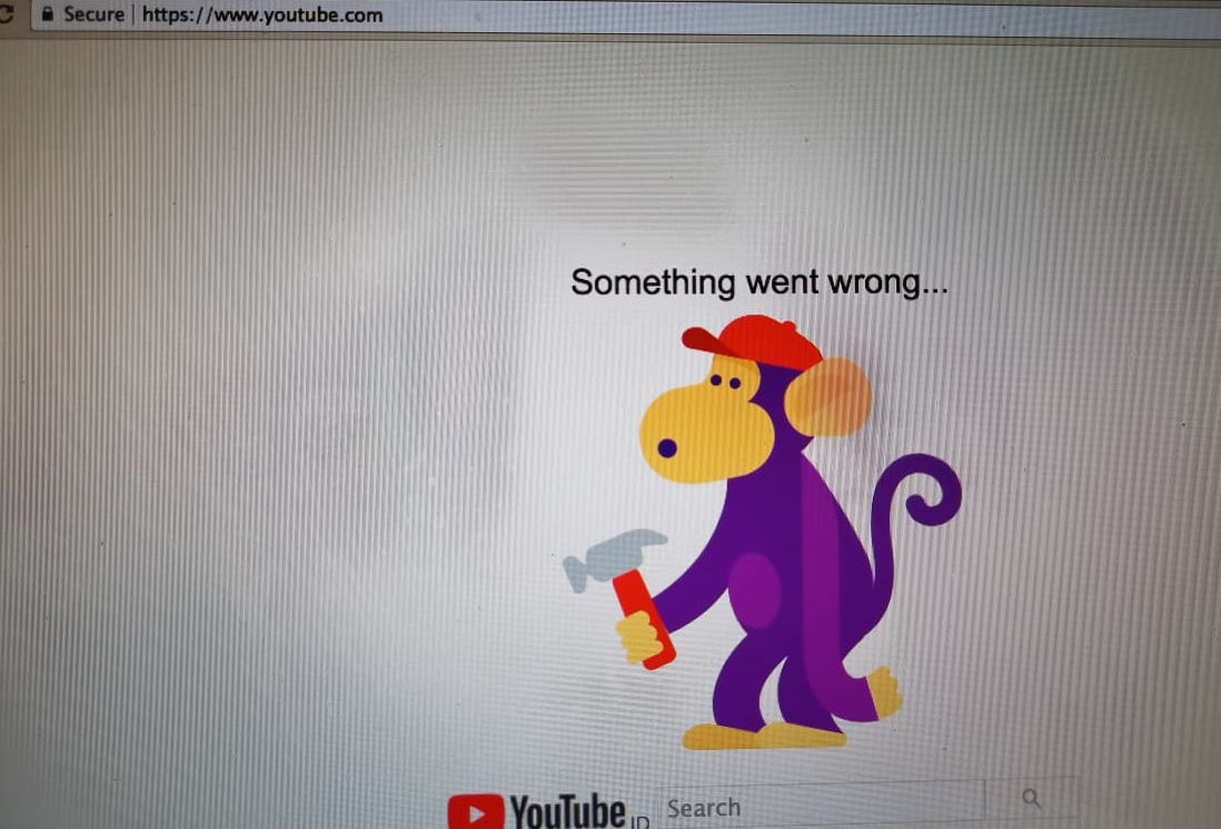 Youtube dan Sejumlah Layanan Google Lainnya Tidak Bisa Diakses