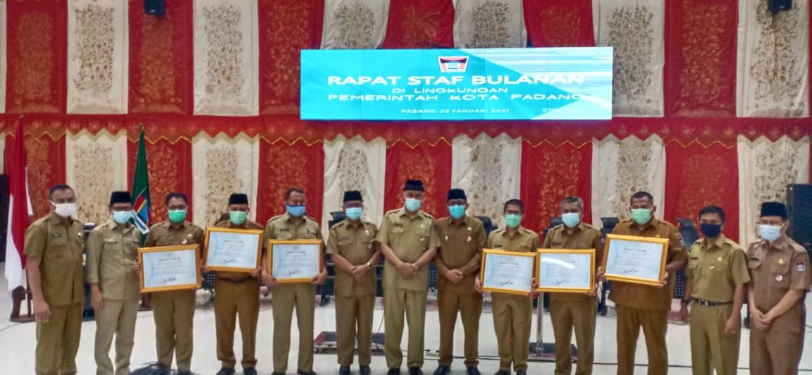 Terbaik Pengelolaan Arsip 2020,  6 OPD Terima Piagam Penghargaan