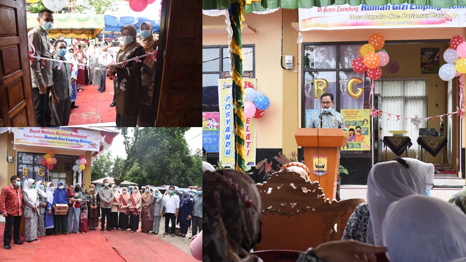 Desa Ampalu Pariaman Bangun Rumah Gizi, Satu-satunya di Sumbar