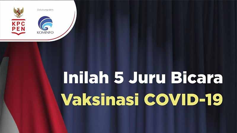 Infografis : 5 Juru Bicara Pemerintah Tentang Program Vaksinasi