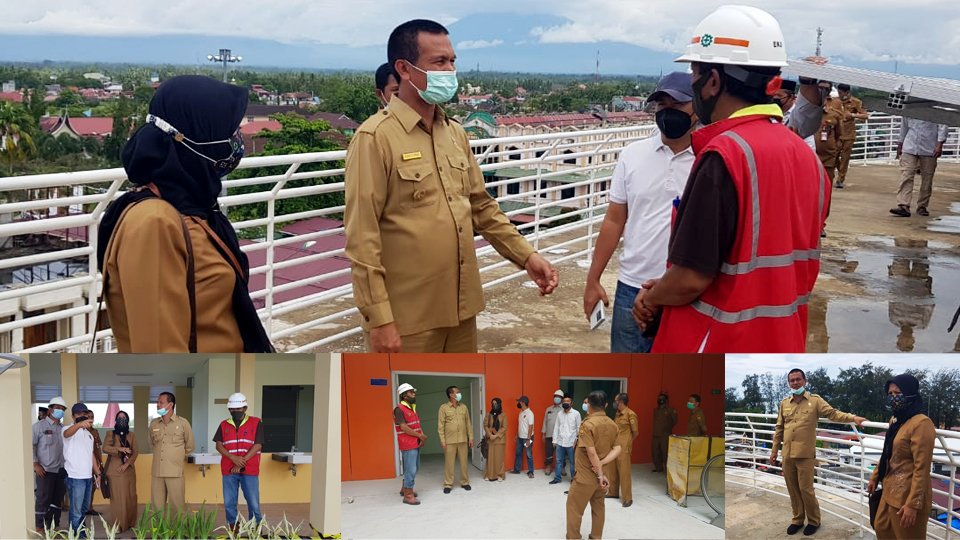 Pasar Rakyat Pariaman Rampung, Wako Genius Cek Sebelum Serah Terima