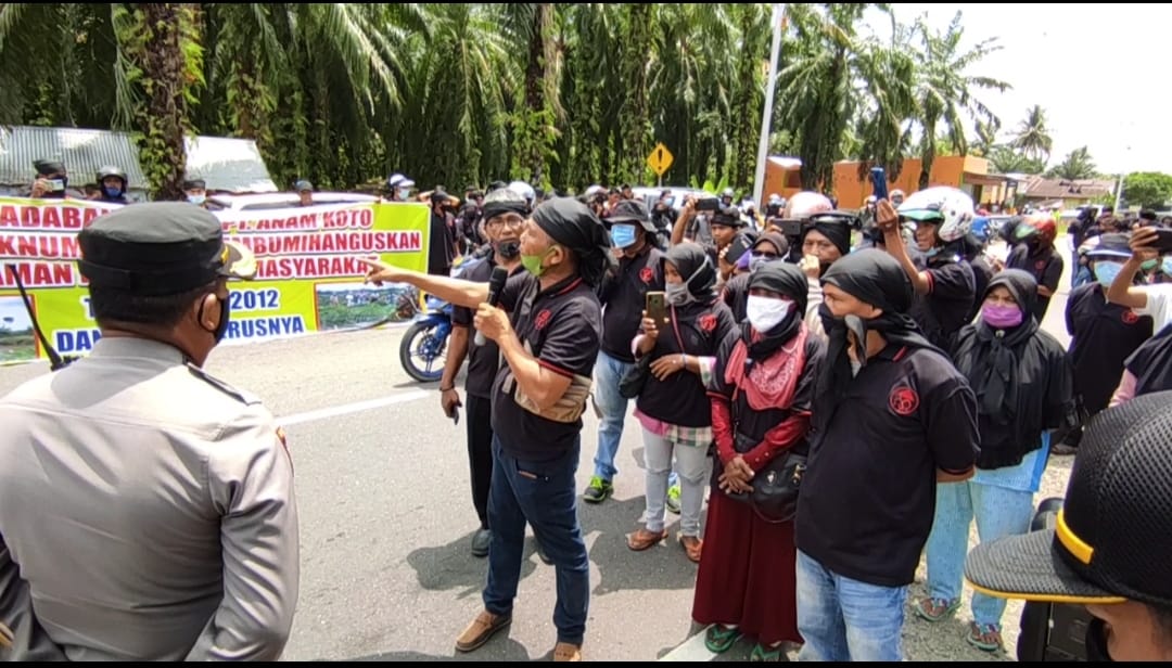 Kelompok Tani di Pasaman Barat Demo Soal Lahan, Polisi Minta Tak Berkerumun