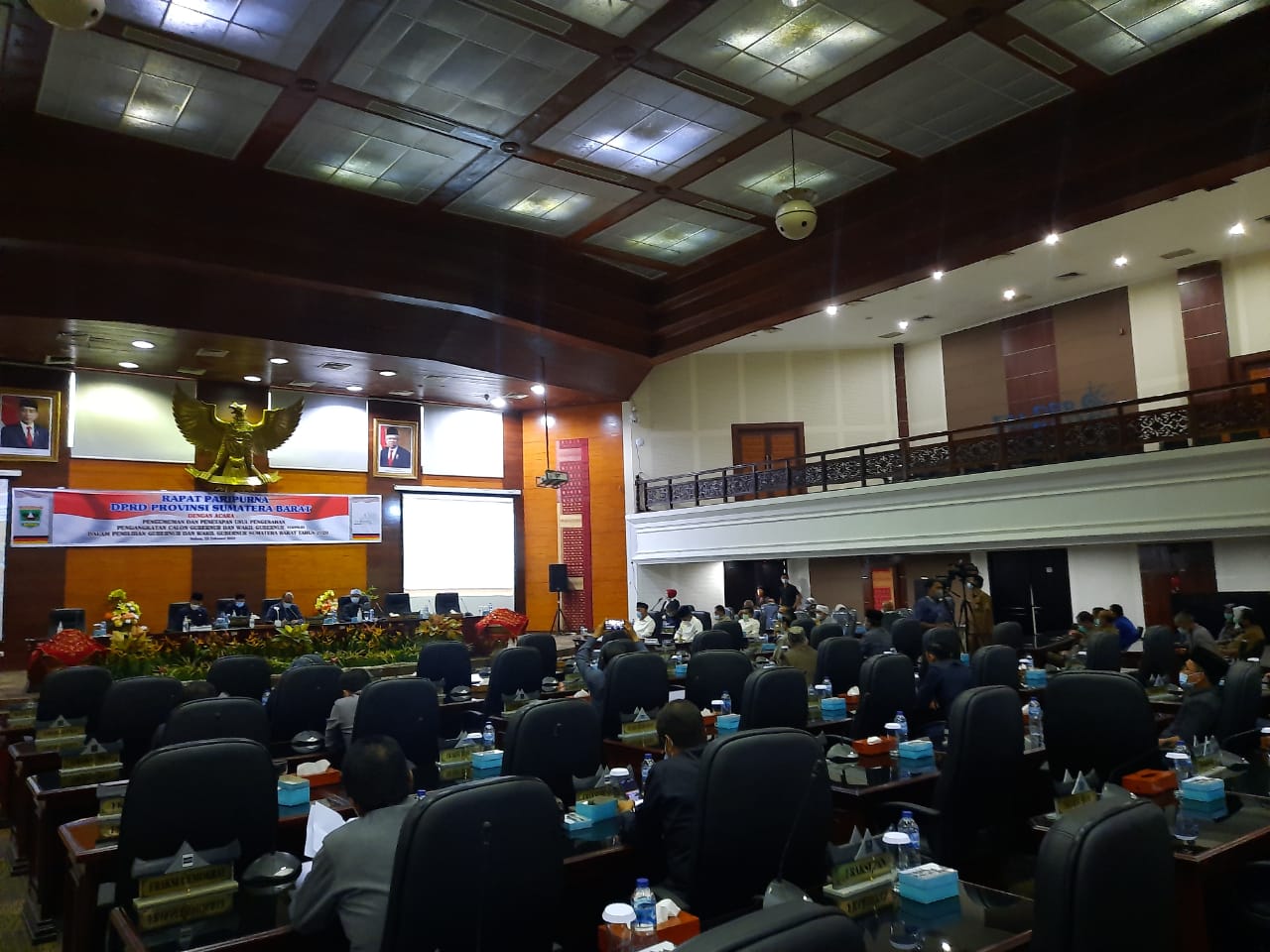 DPRD Sumbar Gelar Paripurna, Umumkan Mahyeldi-Audy Pemenang Pilgub