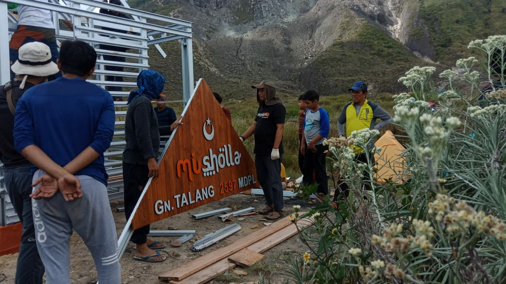Tertinggi di Sumatra, Musala Gunung Talang Dikelilingi Edelweiss