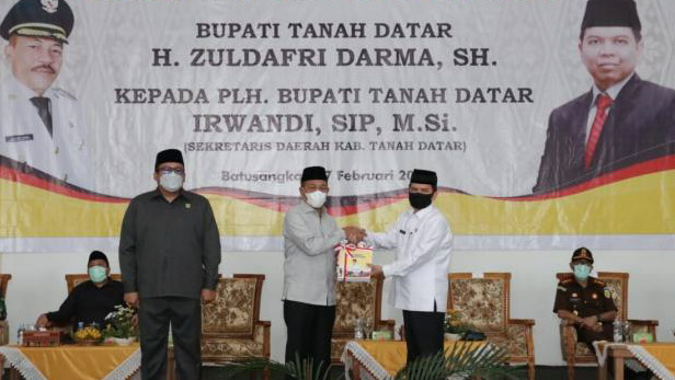 Masa Jabatan Zuldafri Berakhir, Sekda Jadi Plh Bupati Tanah Datar