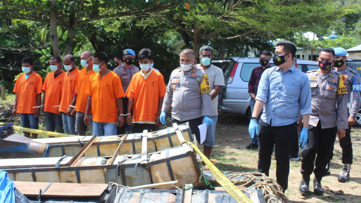 Polisi Ringkus 8 Orang Penambang Ilegal di Sawahlunto