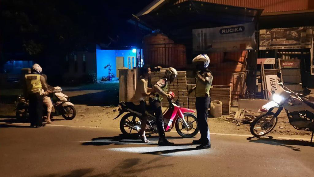 Razia Malam Minggu di Sijunjung, Polisi Sita 30 Sepeda Motor