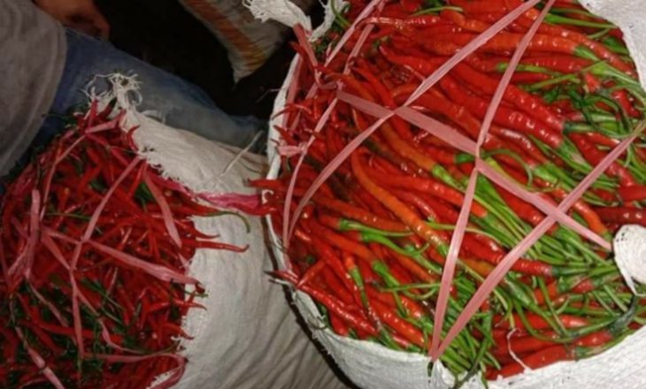 Stok Melimpah, Harga Cabai Merah di Agam Turun 