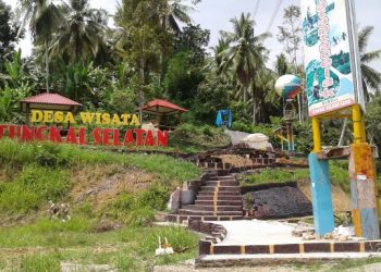Objek wisata Desa Tungkal, Kota Pariaman, terus dibenahi dan dipercantik. (foto: infopublik.id)