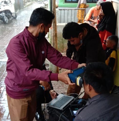 Rekam E-KTP, Disdukcapil Padang Panjang Langsung Datangi Warga Disabilitas