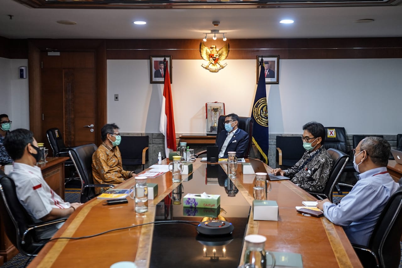 Gubernur Irwan Prayitno Temui Sandiaga Uno Bahas Tour de Singkarak 2021