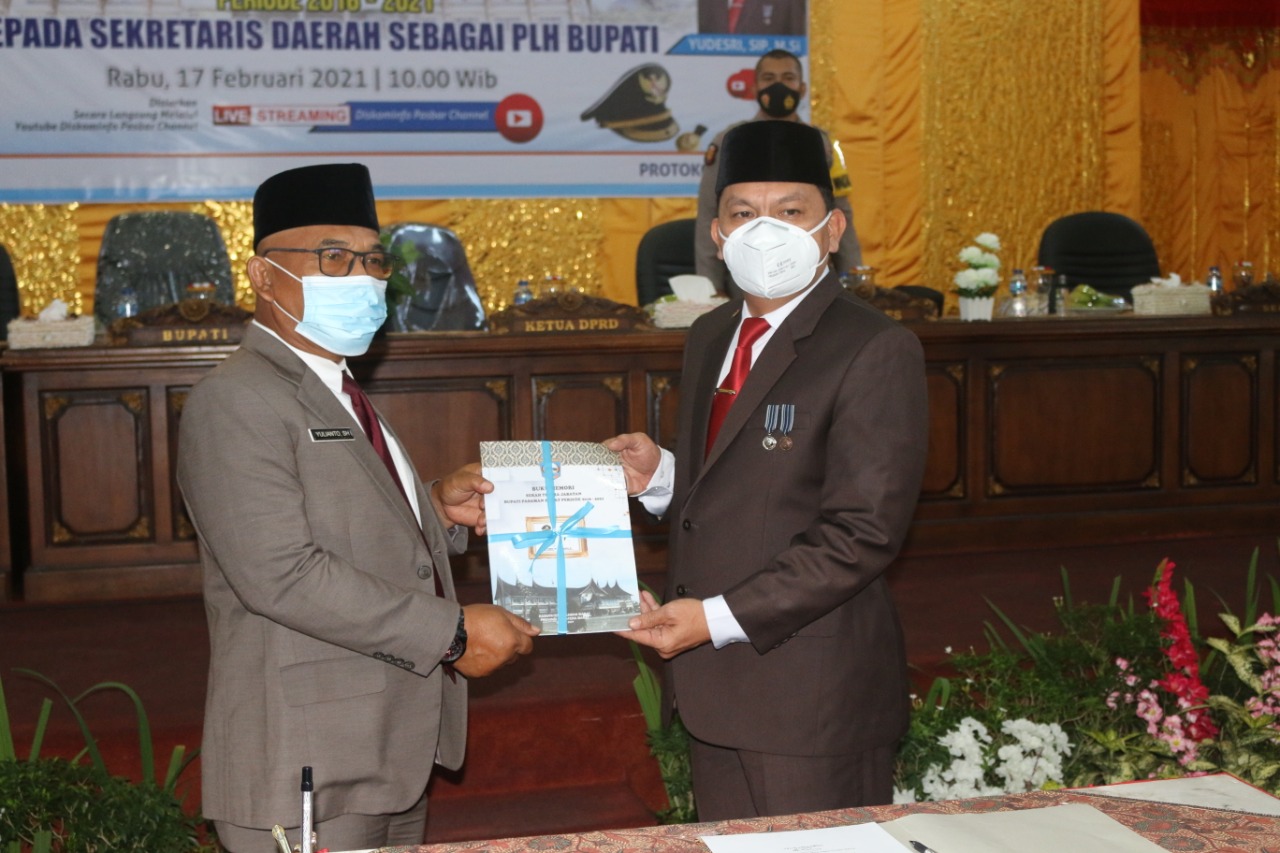 Sekda Yudesri Jabat Pelaksana Harian Bupati Pasaman Barat