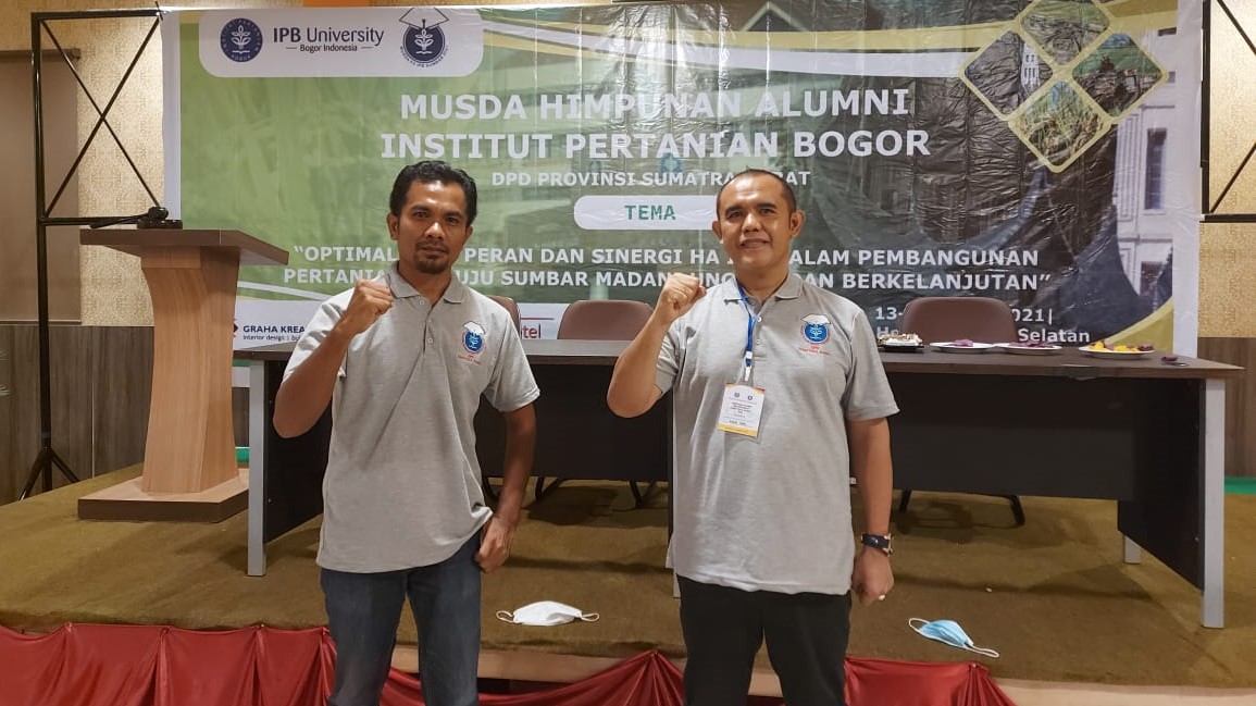 Nuzul Amri Terpilih Pimpin Himpunan Alumni IPB Sumbar Periode 2021-2024