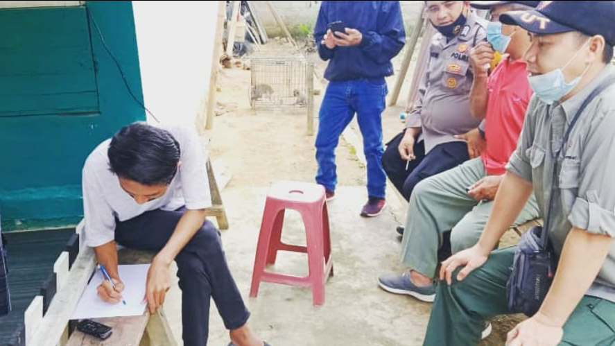BKSA Sumbar Datangi ke Pelaku Penyiksaan Monyet yang Sempat Viral