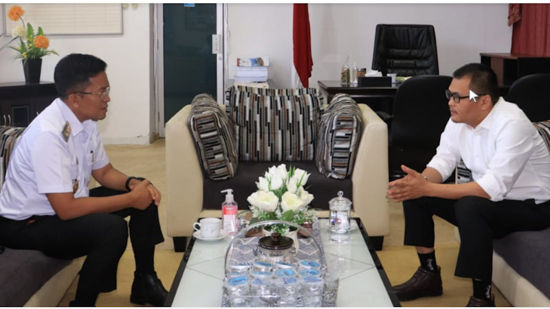 Wawako Payakumbuh Datangi Wabup Limapuluh Kota yang Baru Dilantik