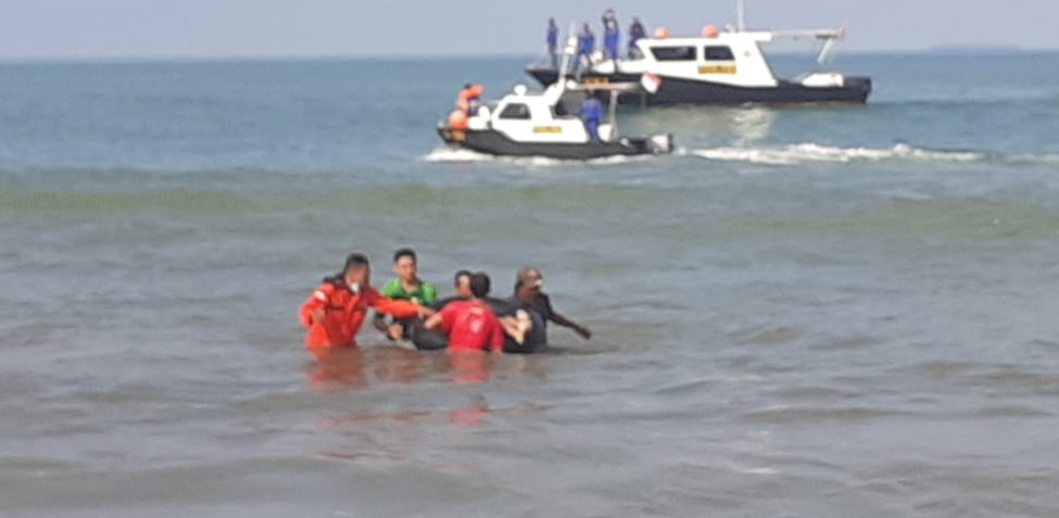 bocah tenggelam ditemukan