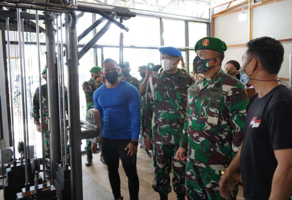 Baru Diresmikan, Korem 032/Wirabraja Kini Punya Fasilitas Fitnes