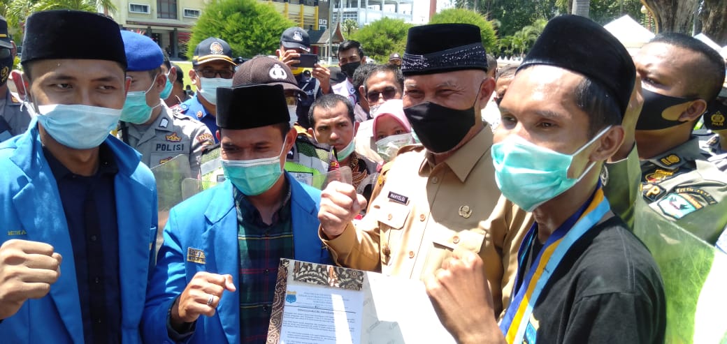 Mahasiswa Demo Soal Penyelewengan Dana Covid-19, Ini Tanggapan Gubernur Sumbar
