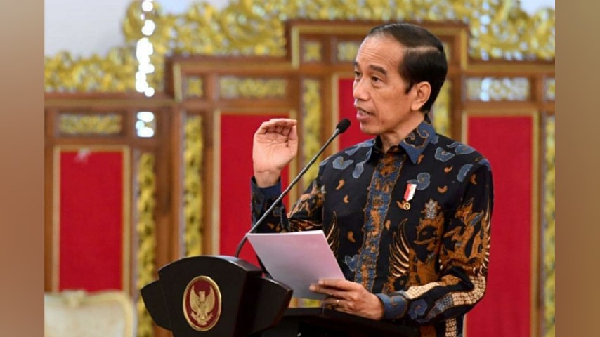 presiden larang mudik, jokowi padang
