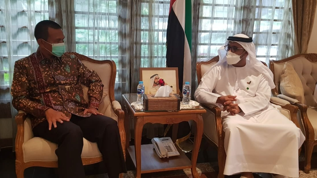 Wako Pariaman Minta Uni Emirat Arab Bantu Pembangunan Masjid Terapung